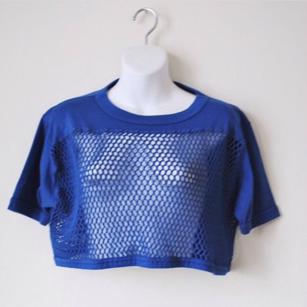 Netted crop top